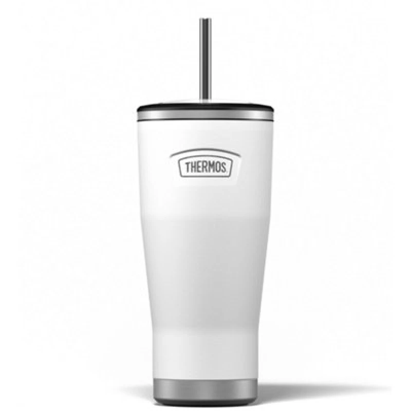 Image of Thermos Icon Series Stainless Steel Travel Mug 710Ml With Straw - White 5.0509E+12