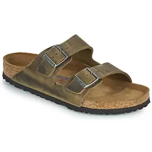 Image of Birkenstock ARIZONA SFB mens Mules / Casual Shoes in Kaki - Sizes 7.5