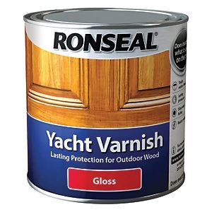 Image of Ronseal Exterior Yacht Varnish Gloss - 1L