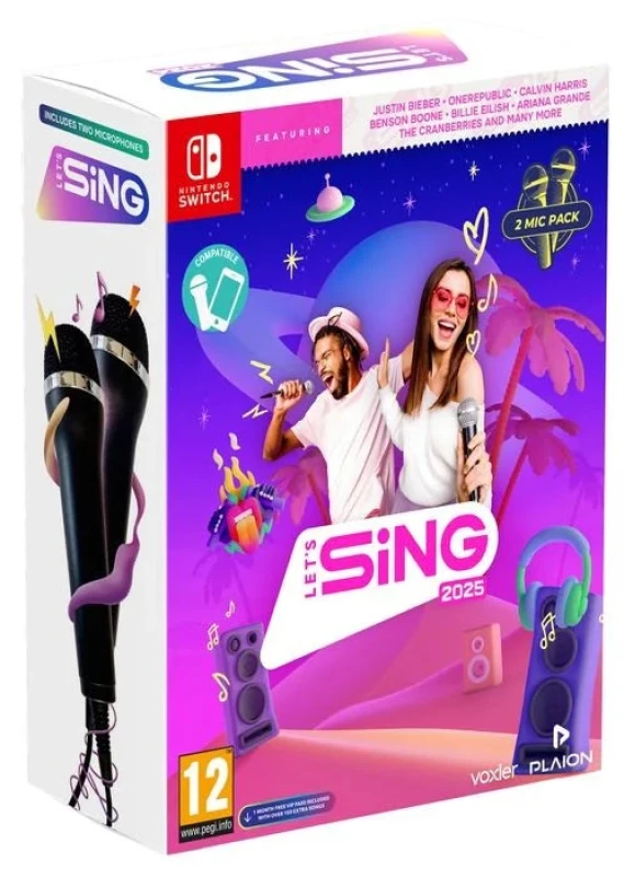Image of Let's Sing 2025 - 2 Mic Pack - Switch Switch