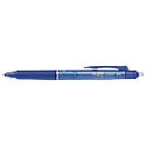Image of Pilot FriXion Ball Clicker Gel Rollerball Pen Erasable Fine 0.25mm Blue Pack of 12