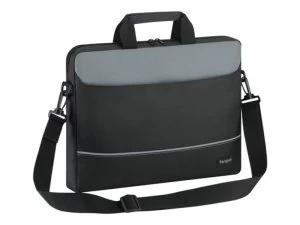 Image of Targus Intellect 15.6 UltraBook Top loading case in Black - TBT238EU