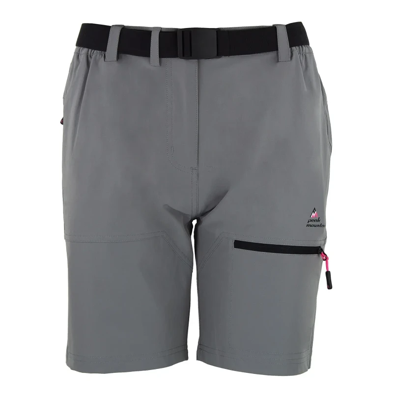 Image of Shorts with belt For Her Peak Mountain Gris Female S