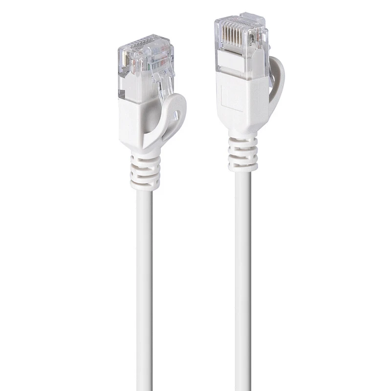 Image of Lindy 1m Cat.6A U/UTP Ultra Slim Network Cable. Grey
