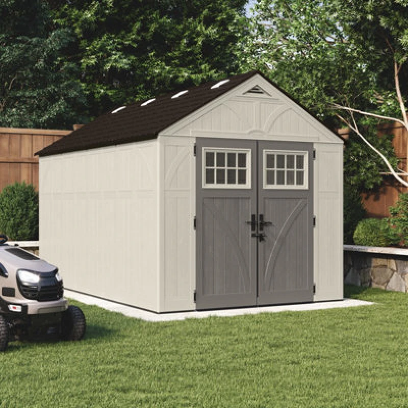 Image of Suncast Tremont Shed 8x13, Cream BMS8130