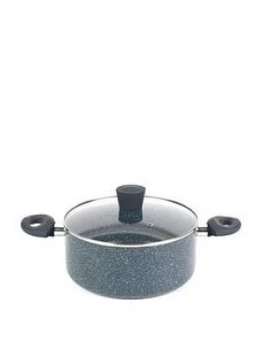 Image of Russell Hobbs Blue Marble 24cm Non-Stick Stockpot