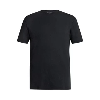 Image of AllSaints Figure Crew T-Shirt - Jet Black