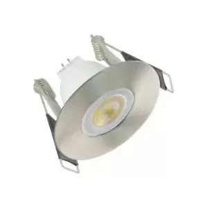 Image of Integral Evofire Mini Fire Rated Downlight 45mm Cutout IP65 Satin Nickel Round