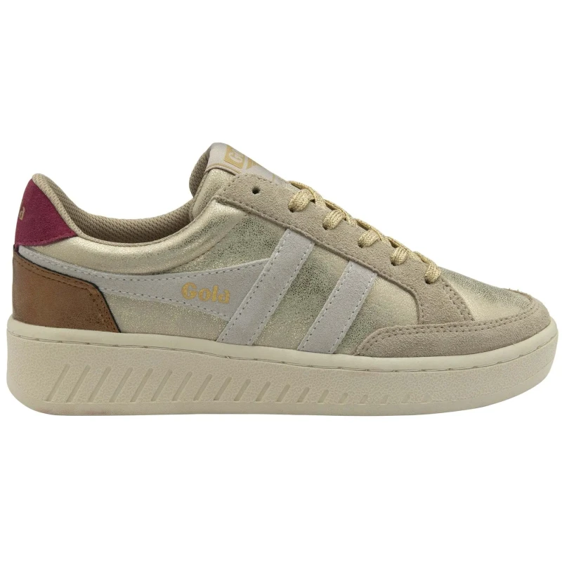 Image of Gola Womens Trainers Gola Superslam Blaze II Trainer Beige Female 37