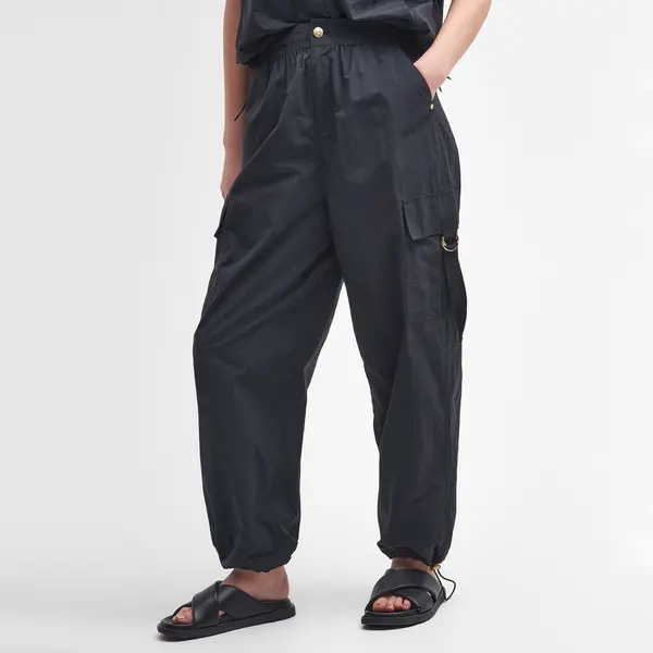 Image of Barbour International Carla Shell Trousers - UK 8 Black Trousers female LTR0362BK11 UK 8