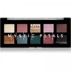 Image of NYX Professional Makeup Mystic Petals Eyeshadow Palette Shade Dark Mystic 10 x 0,8 g