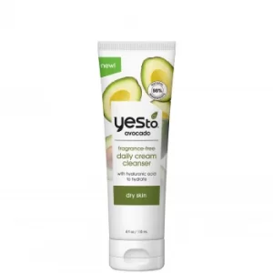 Image of yes to Avocado Fragrance Free Daily Cream Cleanser 118ml