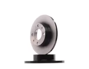 Image of TRW Brake disc DF1721 Brake rotor,Brake discs FIAT,SEAT,LANCIA,Panda Schragheck (141_),Uno Schragheck (146_),124 Spider (124_),X 1/9 (128_)