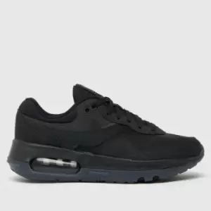 Image of Nike Black Air Max Motif Youth Trainers