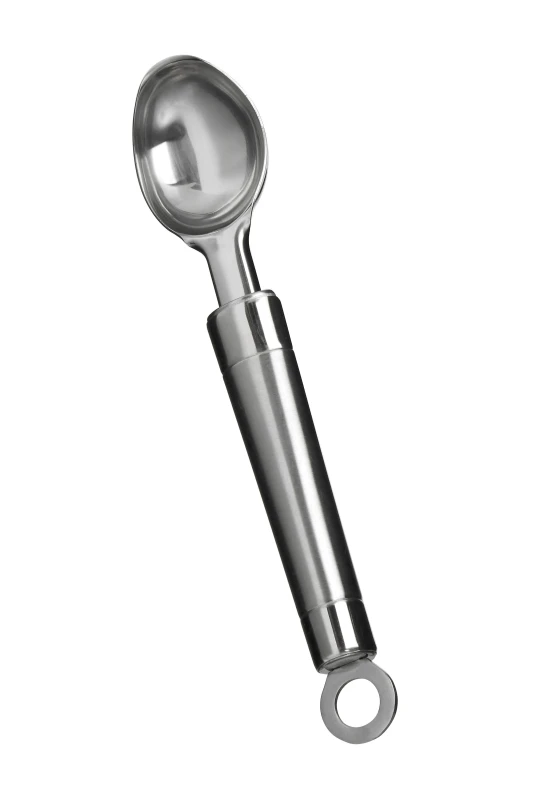Image of Premier Housewares Brushed Gadget Brushed Stainless Steel Ice Cream Scoop Silver