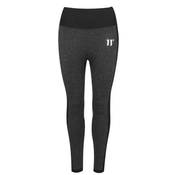 Image of 11 Degrees High Waisted Leggings - Black Marl