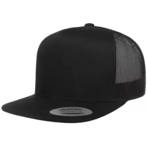 Image of Flexfit Unisex Classic Trucker Cap (One Size) (Black)