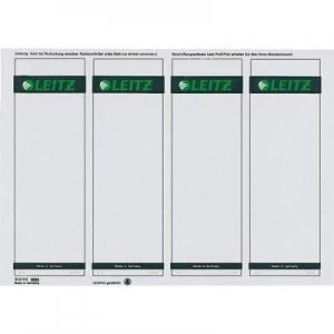 Image of Leitz Lever arch file labels 1685-00-85 61 x 191mm Paper Grey Permanent 400 pcs