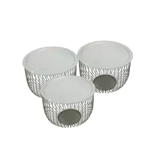 Image of Aurora Boutique Teddi Nesting Side Table Set