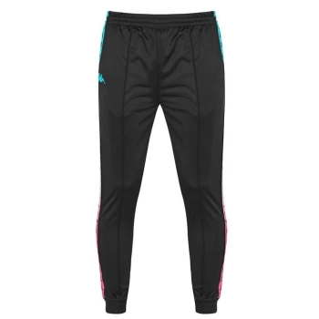 Image of Kappa Rastoria Tracksuit Bottoms Mens - Black