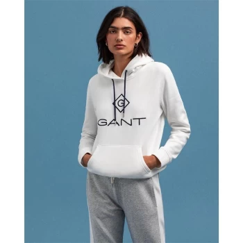 Image of Gant Lock Up Sweat Hoodie - Eggshell 113