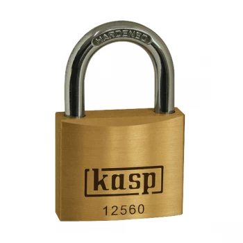 Image of Kasp K12560A2 Premium Brass Padlock - 60mm - KA25602