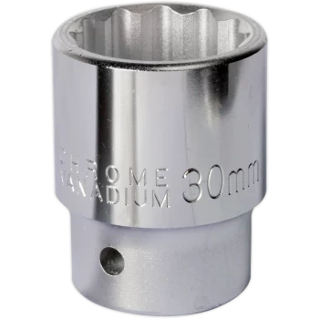 Image of Sealey 3/4" Drive Bi Hexagon WallDrive Socket Metric 3/4" 30mm