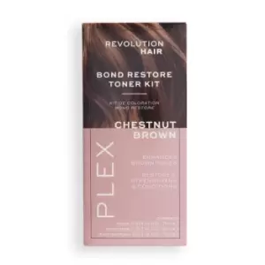 Image of Revolution Haircare Plex Bond Restore Toner Kit Chestnut