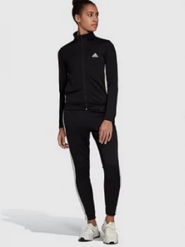 Image of adidas Teamsports Tracksuit - Black, Size 2Xs, Women