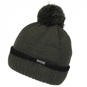 Image of Regatta Davion Bobble Hat III - Khaki/Black