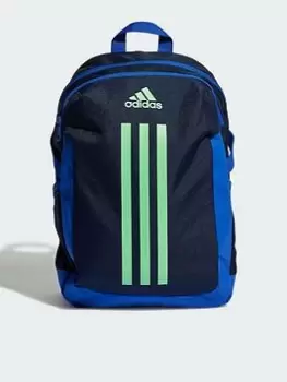 Image of Adidas Older Kids Power Back To School Backpack - Dark Blue
