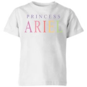Image of Disney The Little Mermaid Princess Ariel Kids T-Shirt - White - 9-10 Years
