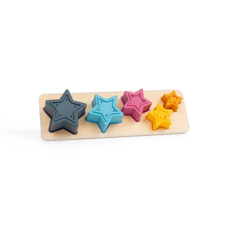 Image of Bigjigs Toys Shooting Star Shape Sorter Toy Multi unisex