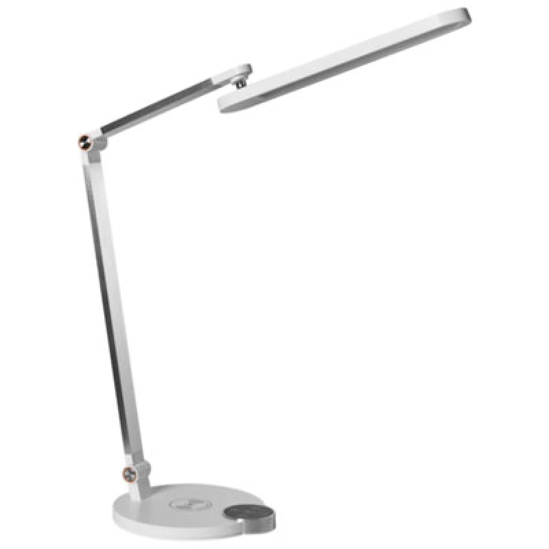 Image of Beliani LED Desk Lamp Caroy With Wireless Charger White