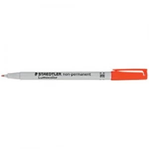 Image of STAEDTLER Non- Permanent OHP Marker Medium Felt tip Red Pack of 10