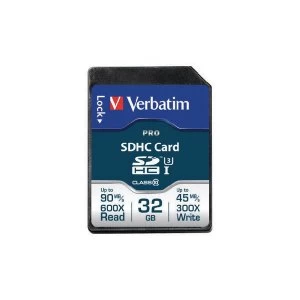 Image of Verbatim Pro 32GB SDHC Memory Card
