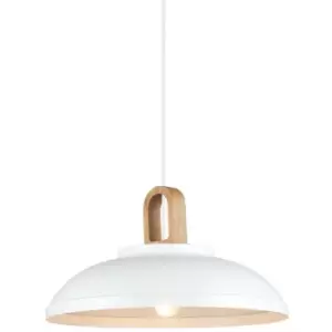 Image of Italux Danito - Modern Hanging Pendant White 1 Light , E27