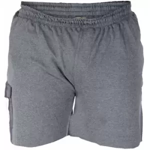 Image of Duke Mens D555 John Kingsize Lightweight Cotton Cargo Shorts (2XL) (Grey)