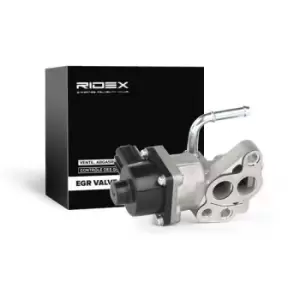 Image of RIDEX EGR valve 1145E0060 Exhaust gas recirculation valve,EGR FORD,MAZDA,VOLVO,Fiesta Mk5 Schragheck (JH1, JD1, JH3, JD3)