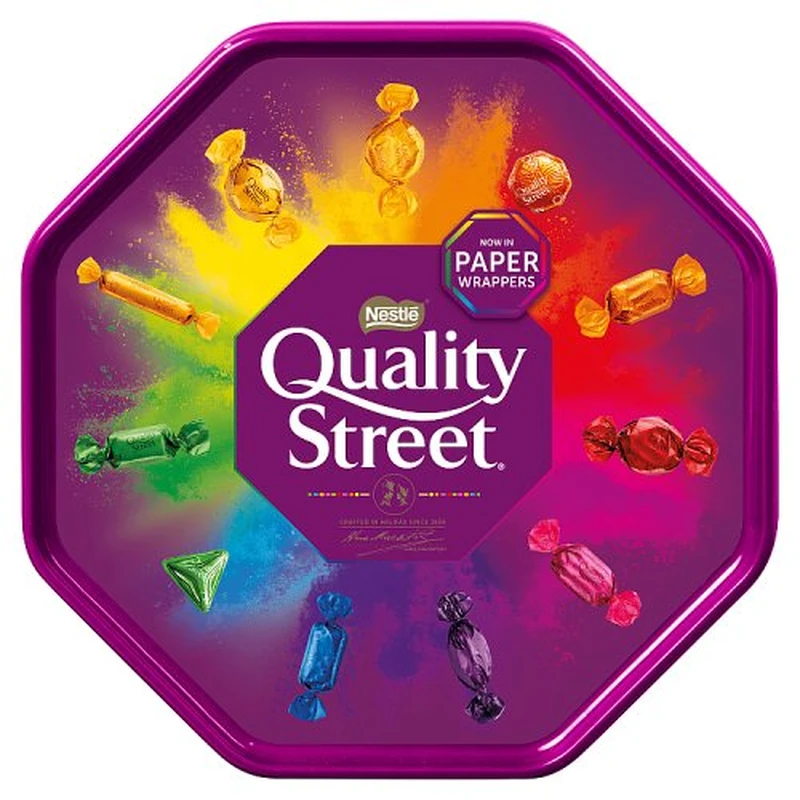 Image of Nestle Quality Street Chocolates Tub 813g