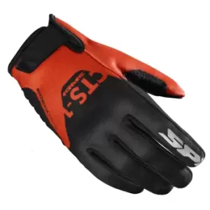 Image of Spidi CTS-1 Black Orange Motorcycle Gloves M