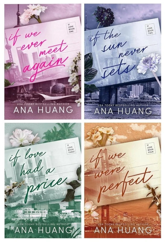 Image of If Love Series Ana Huang 4 Book Set Includes If We Ever Meet Again And The Other Titles Ana Huang Books