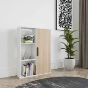 Image of Patrick 3 Shelves and a Cabinet Bookcase