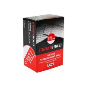 Image of FirmaHold Straight Stainless Steel Brads Nail 16g x 50mm (2000) - Timco