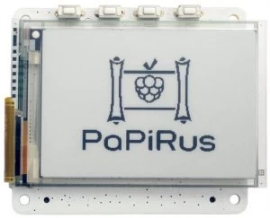 Image of Pi Supply PaPiRus Zero (2.7") with ePaper/eInk Screen HAT for Raspberry Pi - White