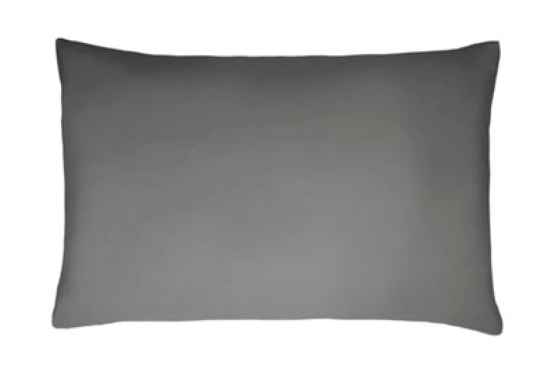 Image of Smart Living Smart Living Luxurious 300 Thread Count Anti-Allergy 100% Cotton Sateen Pillowcases in Charcoal Size: Standard Pillow Case Charcoal Sta