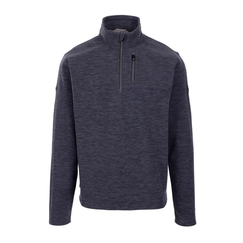 Image of Trespass Trespass Men Farnworth AT100 Fleece Top in Navy Size: X-Large Navy XL Male 5063574220507