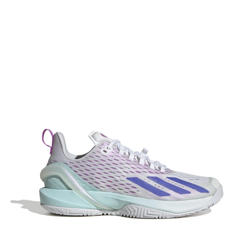 Image of adidas Womens Adizero Cybersonic Tennis Shoes Ftwr White female 5.5 (38.7)