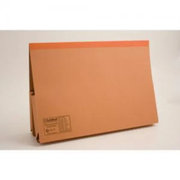 Image of Guildhall Reinforced Double Pocket Wallet 315gsm Orange PK25 - EXR20371EX