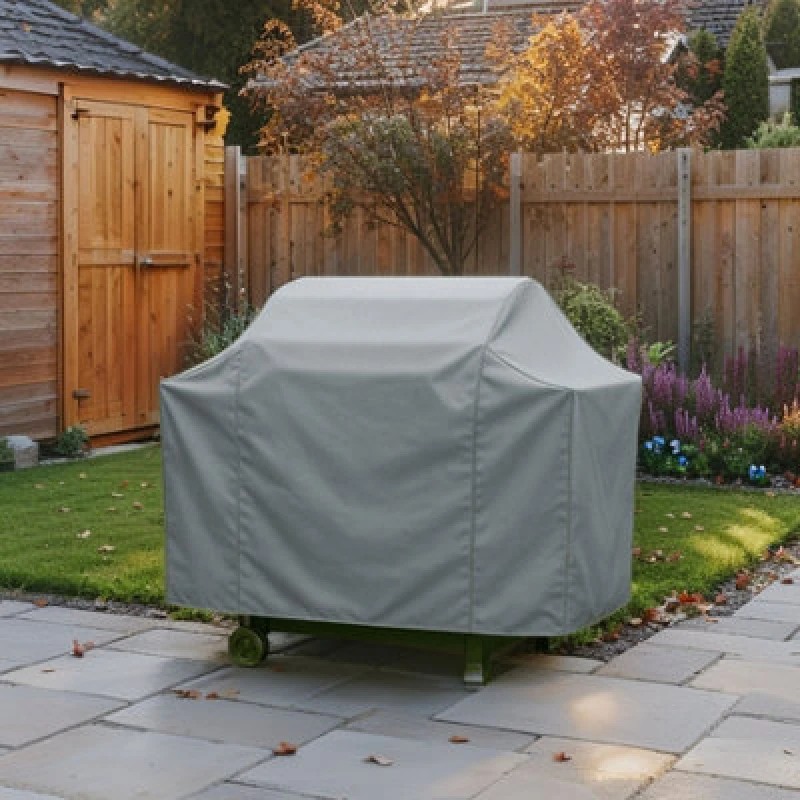 Image of Home Source Duracover 155Cm Heavy Duty 4 Burner Outdoor Bbq Waterproof Polyester Protective Cover